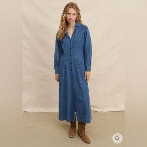 Wrap London Blue Denim Dress